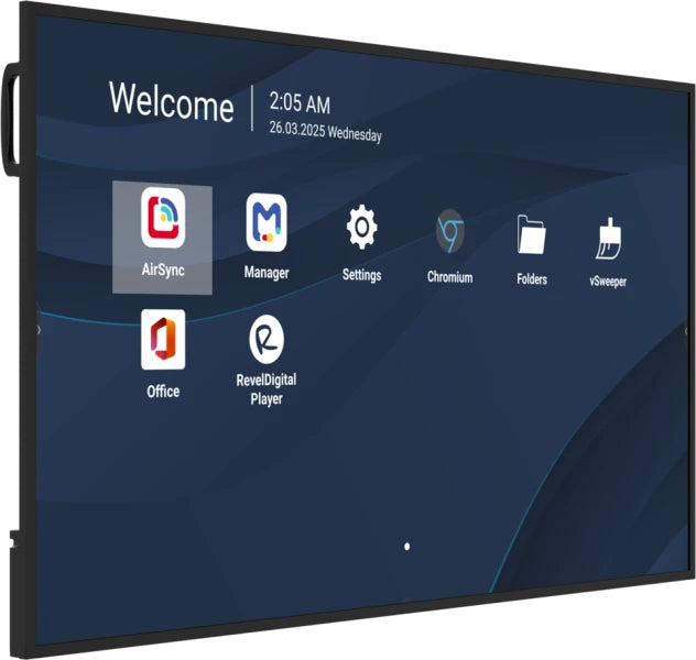 Viewsonic CDE6531-1C – Signage-Display, 65", 500 cd/m², 24/7, Android, USB-C
