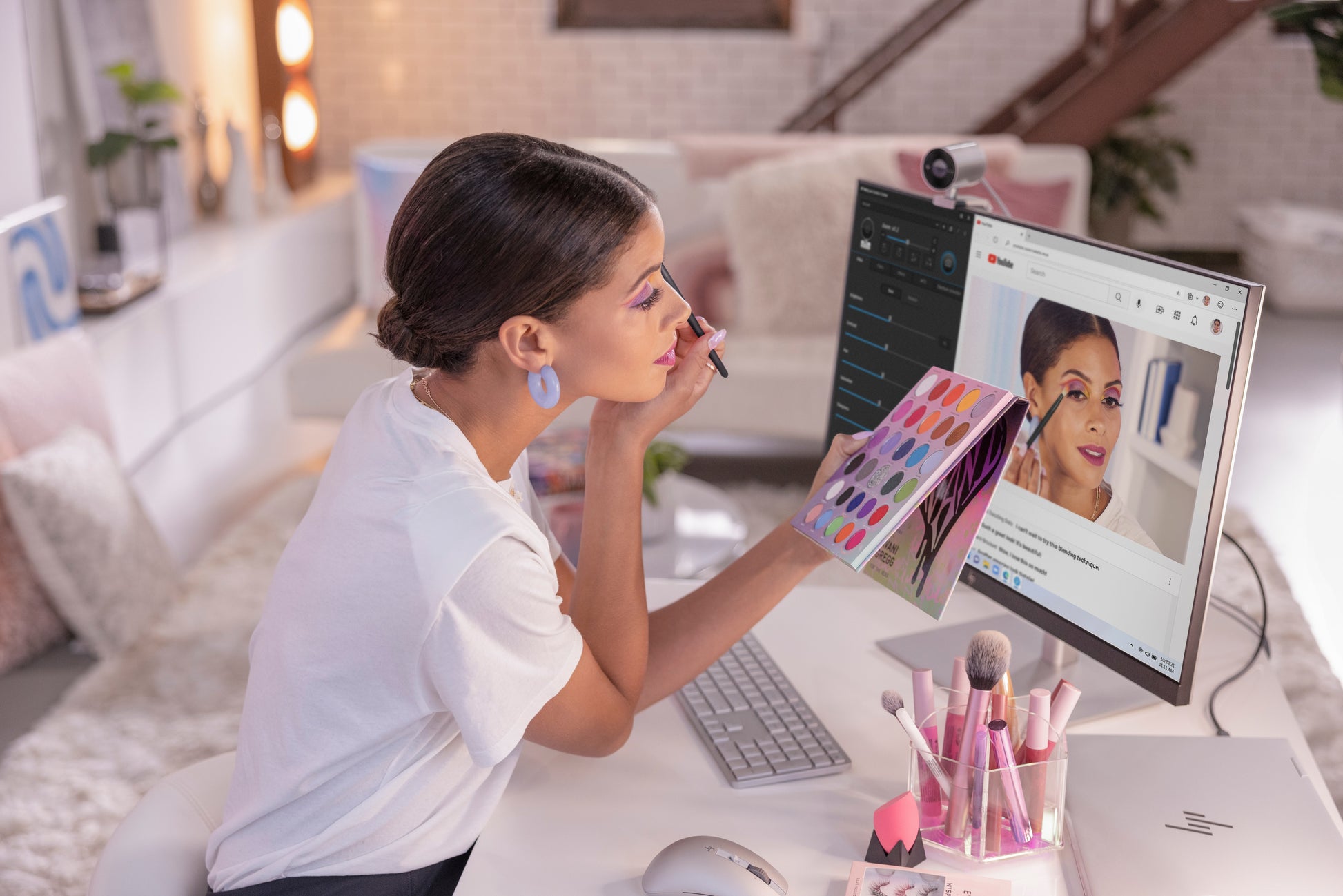 HP 950 – Webcam – 4K, bis 30 fps, USB 3.0, Autofokus, Schwarz