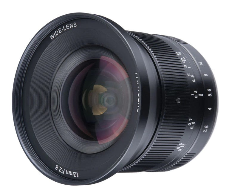 7Artisans A601B-II 12 mm f/2.8 Ultraweitwinkel-Objektiv – für Sony E-Mount – 63 mm Filter, 265 g