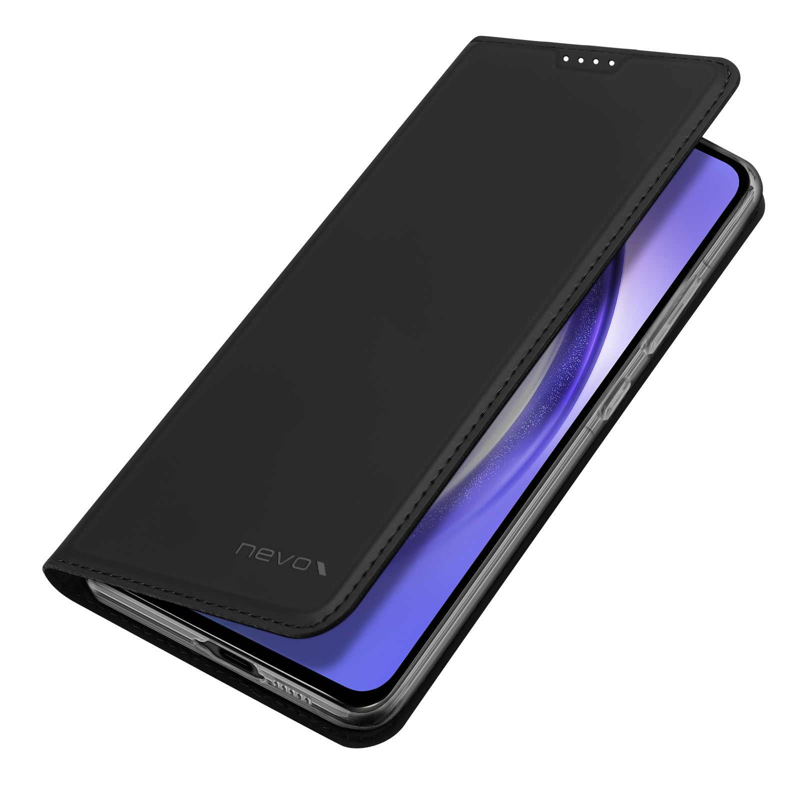 Nevox – Booklet-Hülle Vario Serie – für Samsung Galaxy A56/A36 – schwarz – mit Kartenfach, Magnetverschluss
