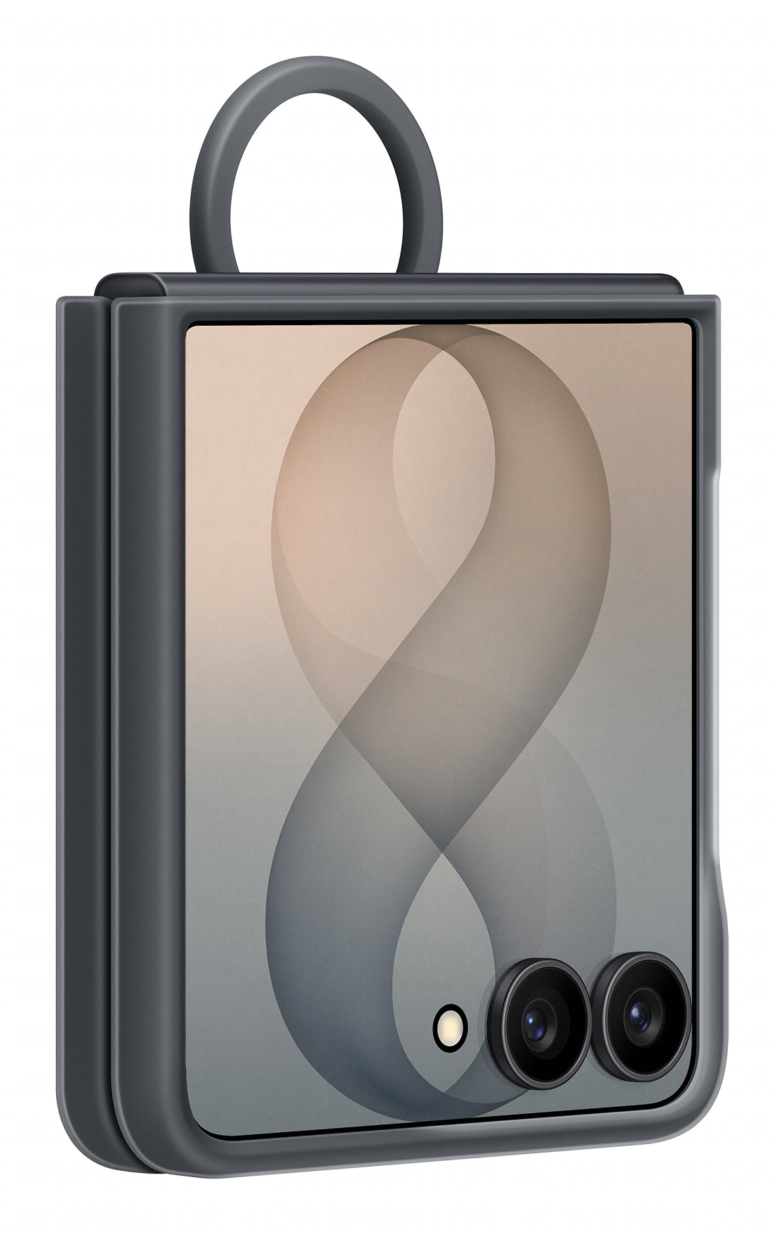 Samsung Backcover – für Samsung Galaxy Z Flip8, Silikon, Graphit