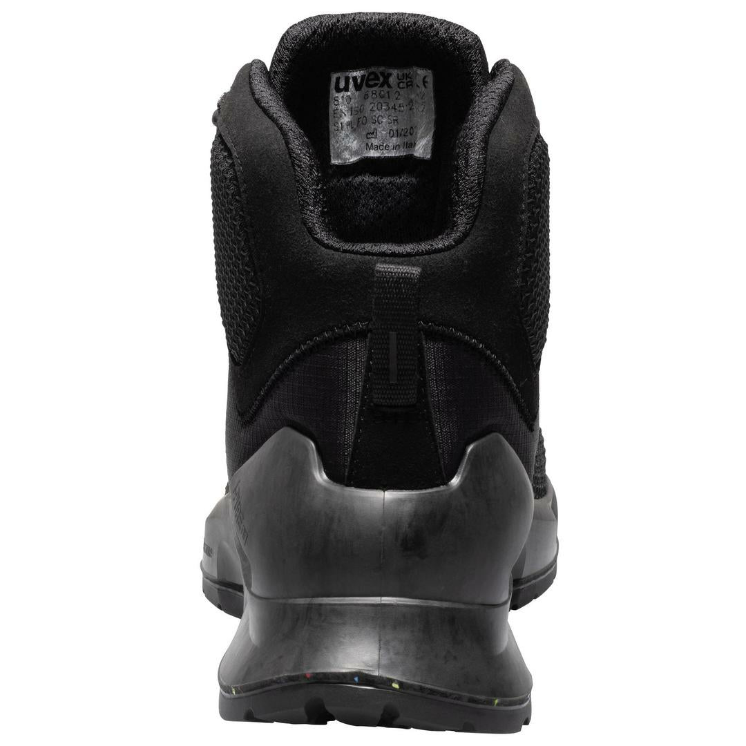 Uvex 1 x-craft pro Sicherheitsstiefel S1 PL – Schwarz – Grösse 37, Weite 11
