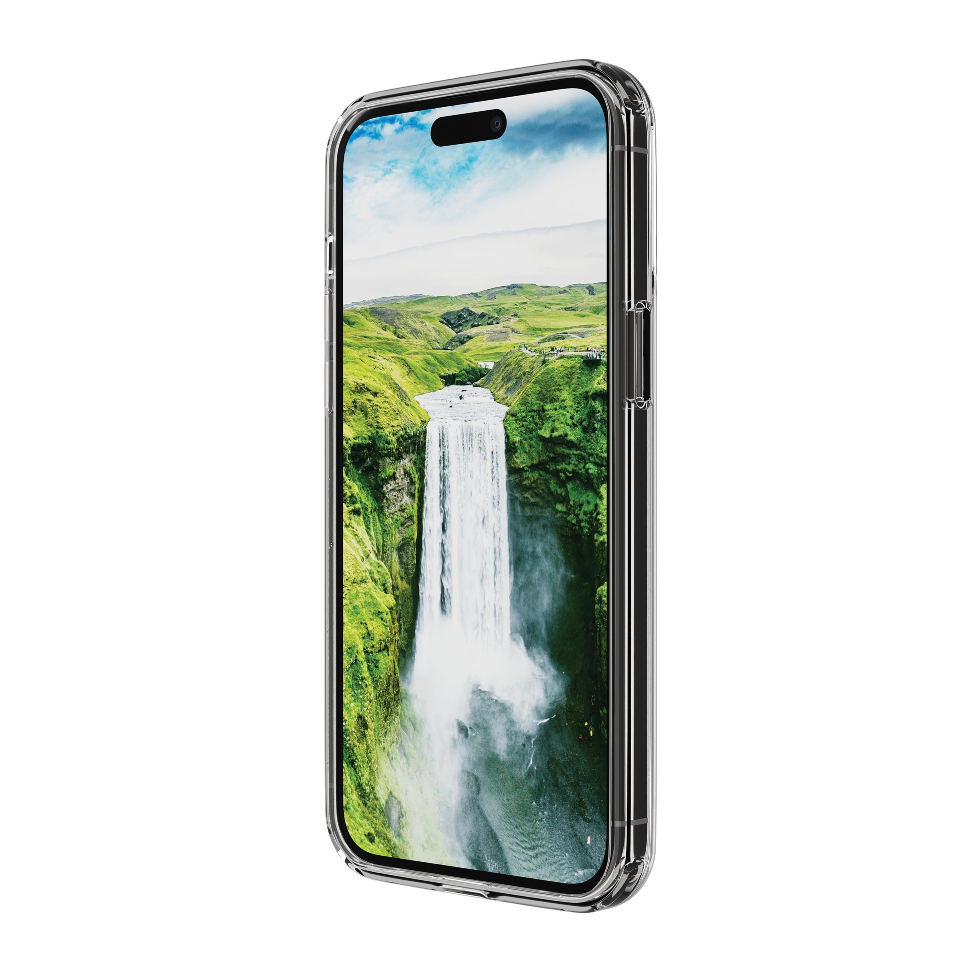 dbramante1928 Iceland Ultra Backcover – für Apple iPhone 15 Pro, D3O, Transparent