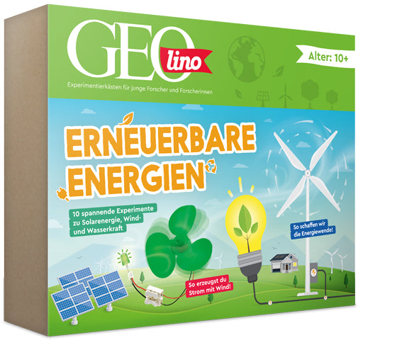 Franzis Verlag Experimentier-Bausatz – GEOlino - Erneuerbare Energien, Solarenergie, ab 10 Jahren