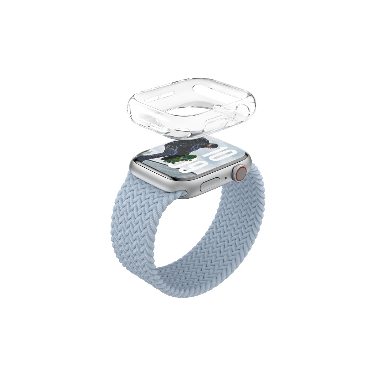 PanzerGlass SAFE. TPU Bumper – Displayschutz – für Apple Watch Series 10 46 mm, Transparent