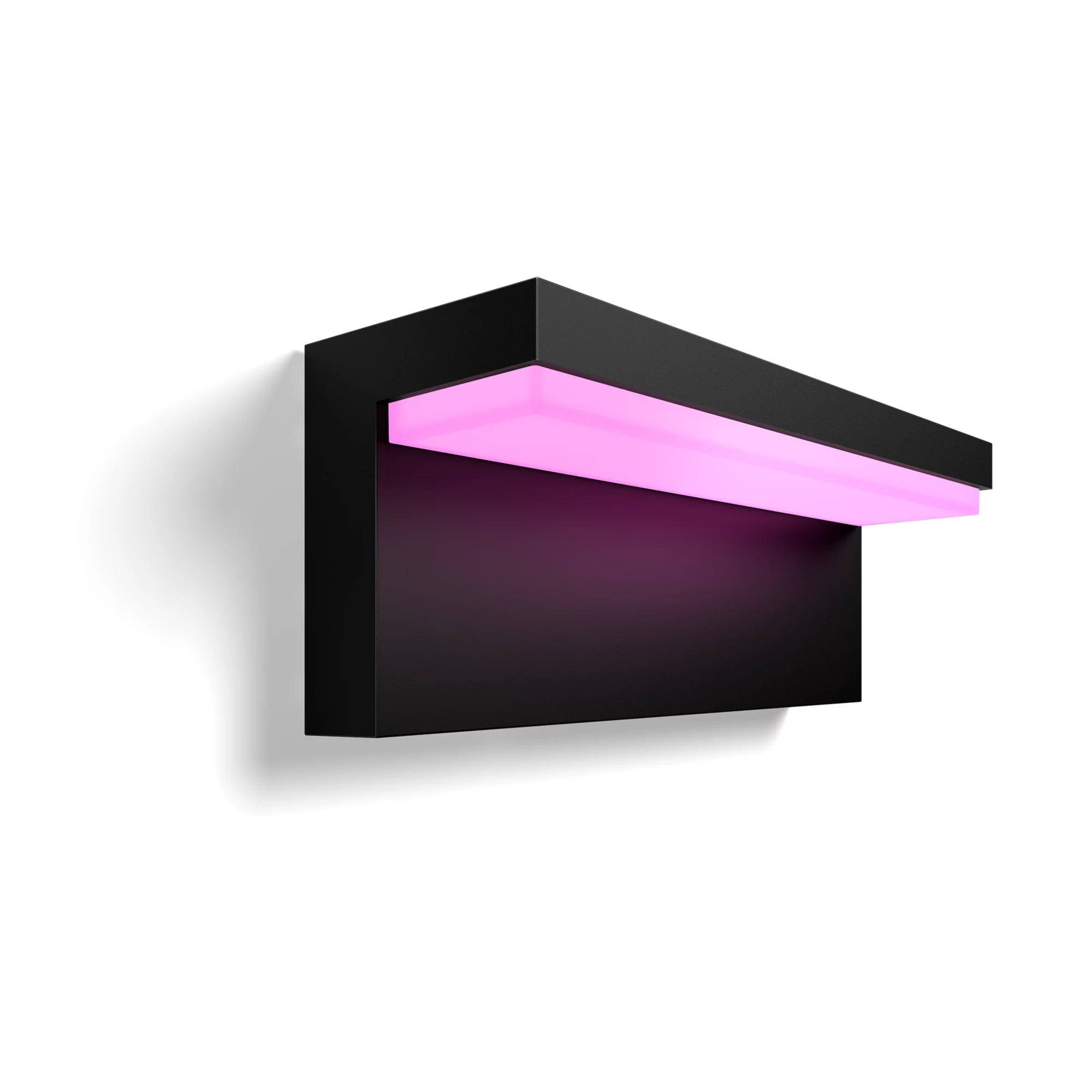 Philips by Signify Philips Hue Aussenwandleuchte – 13,5 W – Netzbetrieb – für Alexa, Google, HomeKit (u. a.) – dimmbar – Schwarz