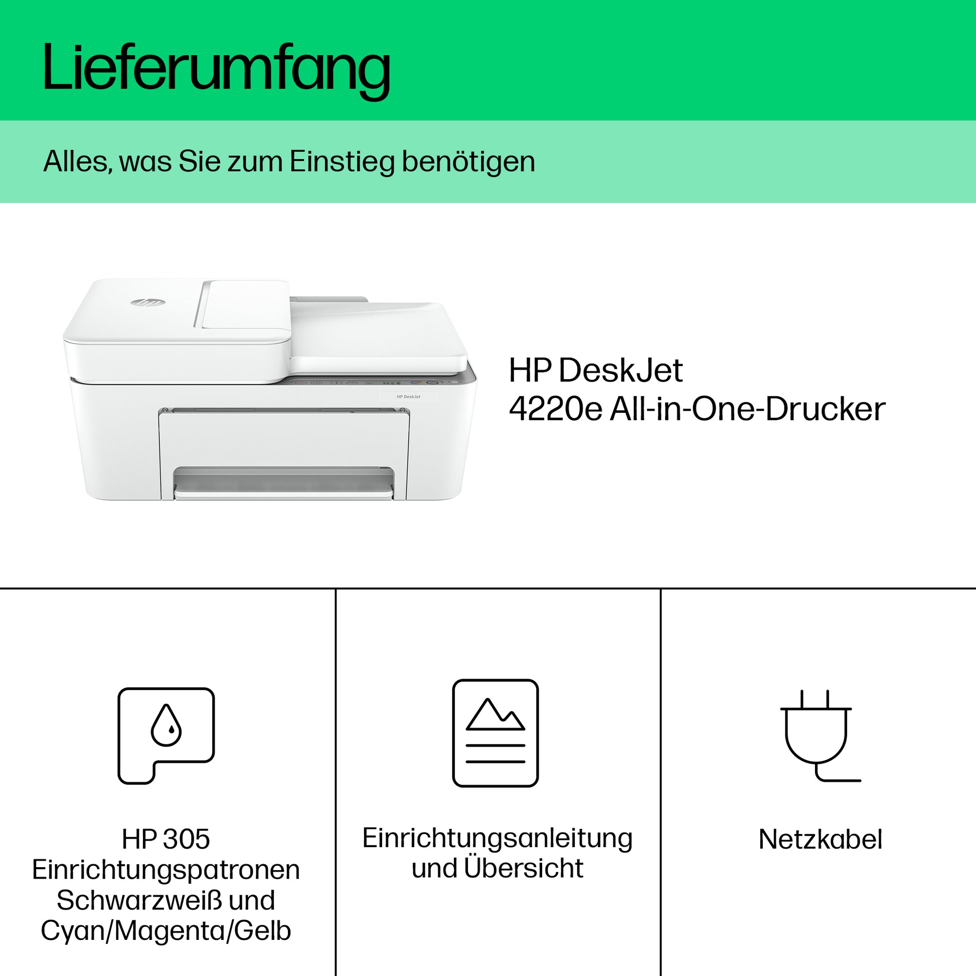 HP DESKJET 4220E – Tintenstrahl-MFP