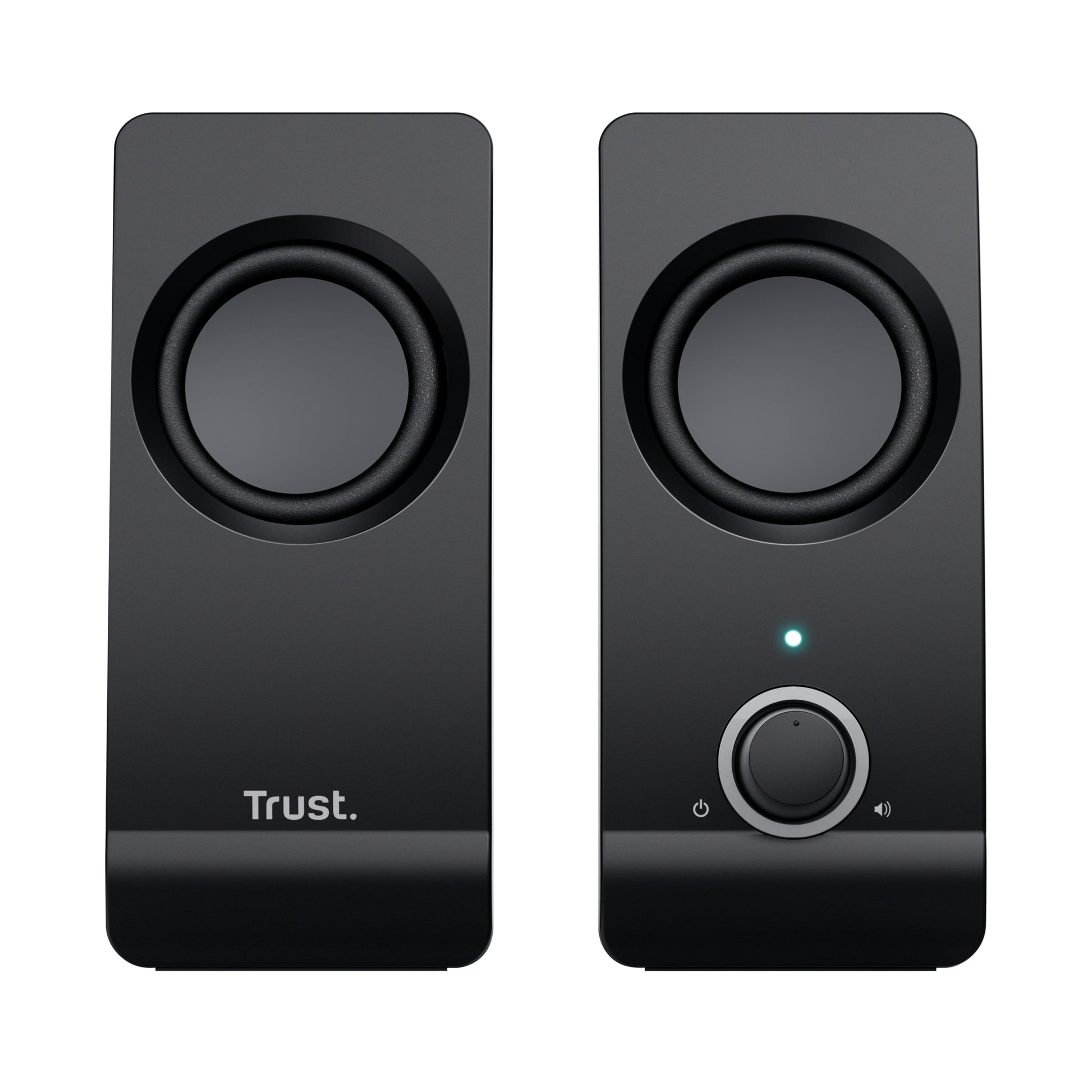 Trust Remo – PC-Lautsprecher-Set 2.0 – 8 W, 3,5 mm Klinke, USB, Schwarz