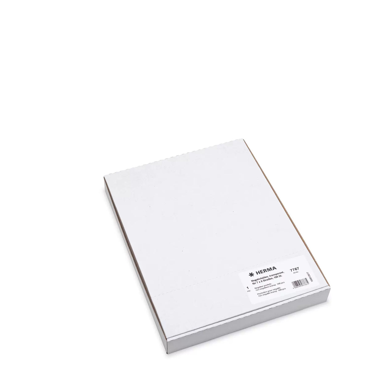 HERMA Negativhüllen – für 7 × 5 Negative, 100 Stück, transparent, PP