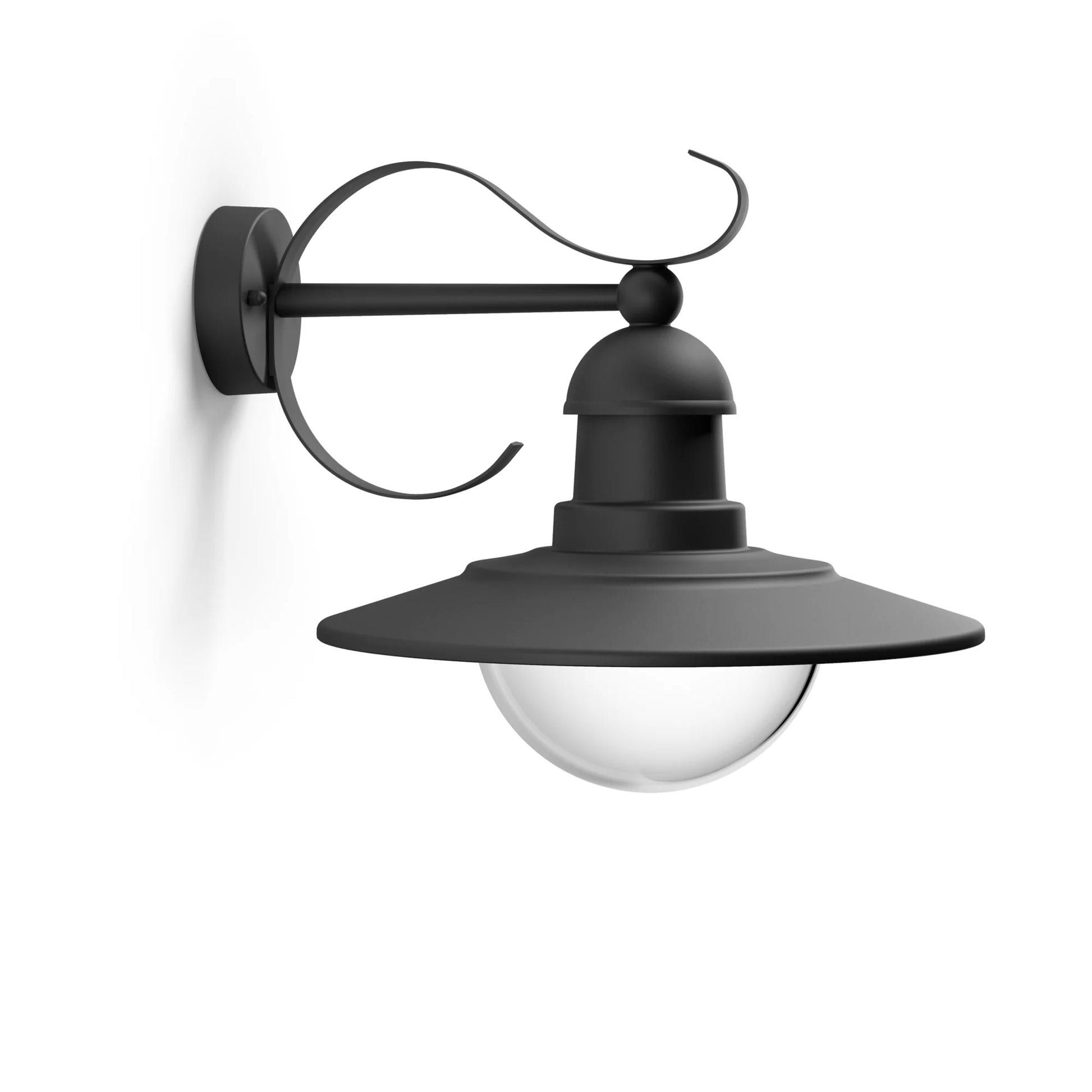 Philips by Signify Philips Aussenwandleuchte – 35×29 cm – 60 W – IP44 – Netzbetrieb – Schwarz