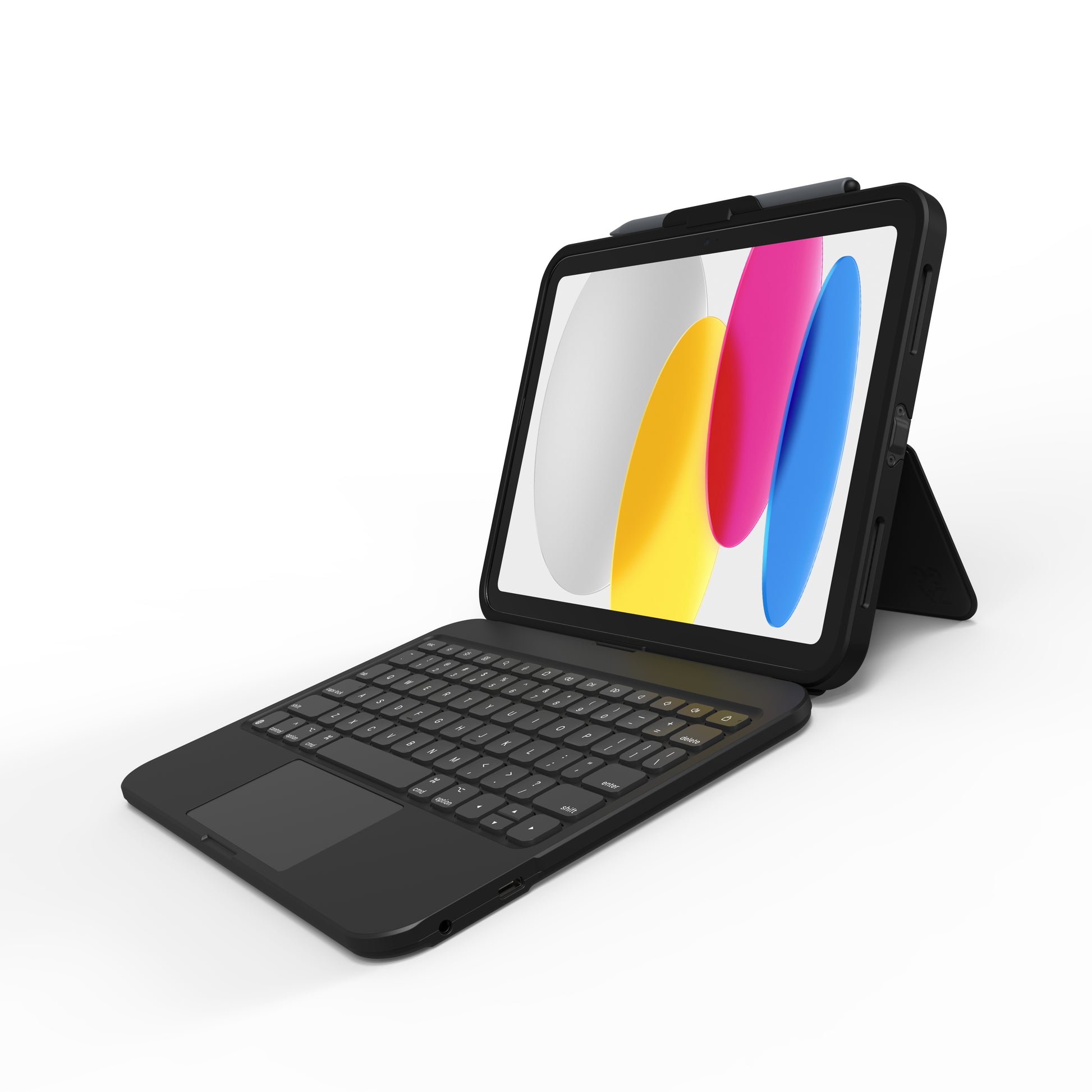 ZAGG Tough Keys – Tastatur, kabelgebunden (USB-C), CH-Layout (DE-CH) – für iPad 10,9" & 11"