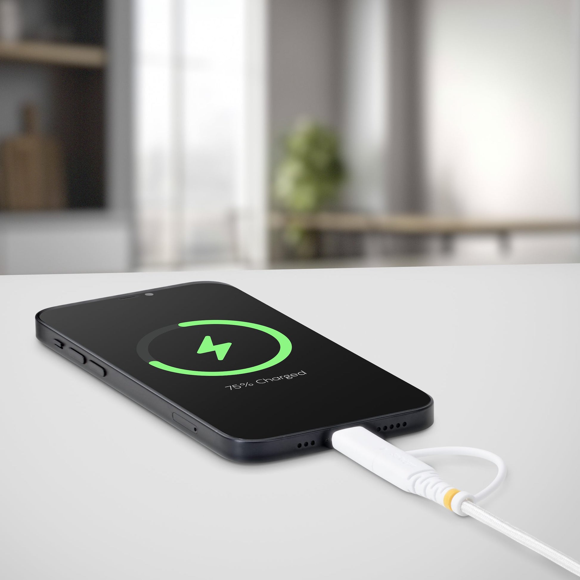 StarTech.com USB-C auf USB-C Kabel – USB 2.0 (480 Mbit/s) – 1 m – PD 60 W – mit Lightning-Adapter – Weiss