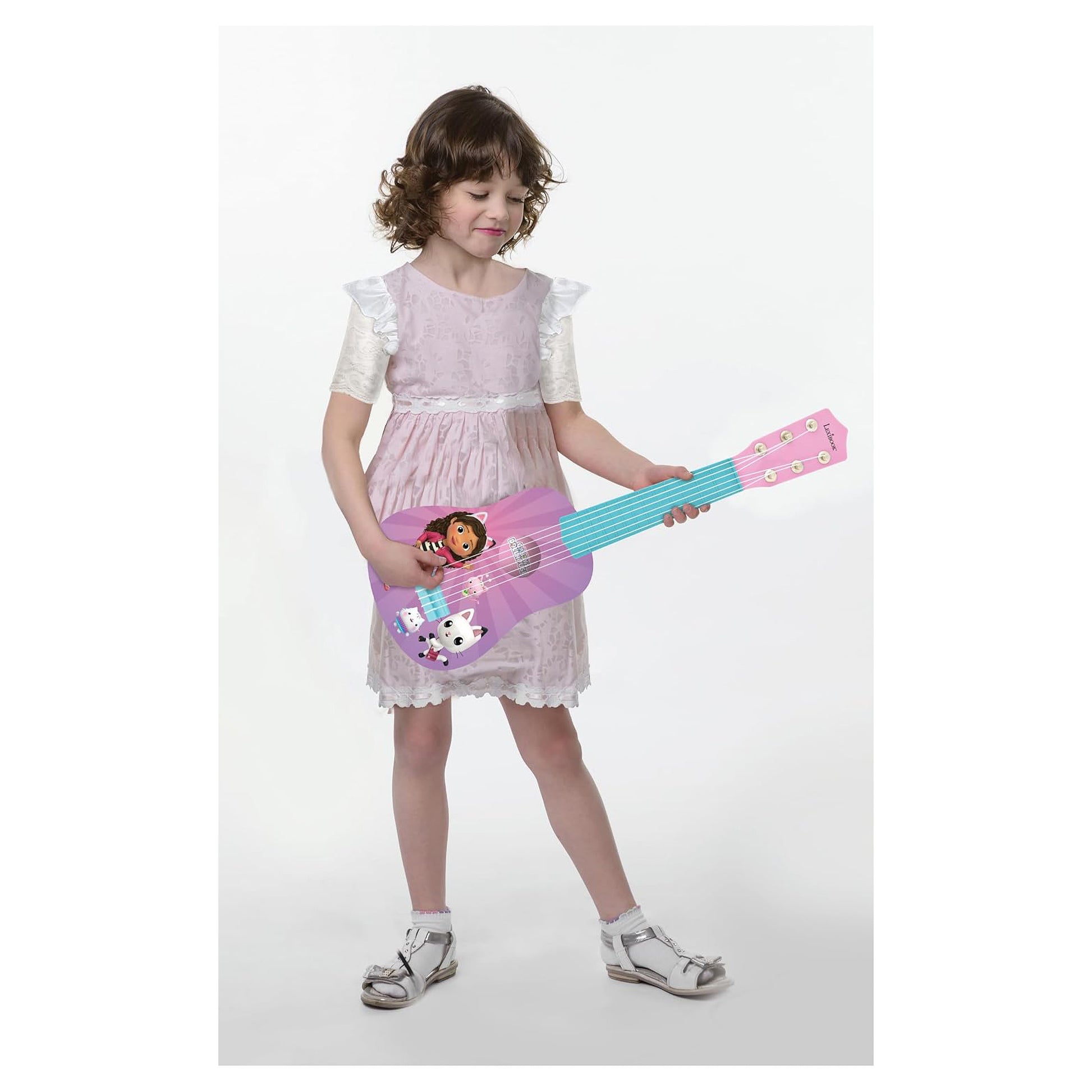 Lexibook Meine Erste Gitarre Gabby – 53 cm – ab 3 J. – Nylon, Kunststoff – mehrfarbig