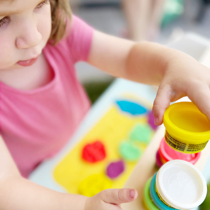 roba Play-Doh Knete-/Modelliermasse-Set – 10-teilig – Ab 3 Jahren – Mit Nudelholz, FSC-zertifiziert