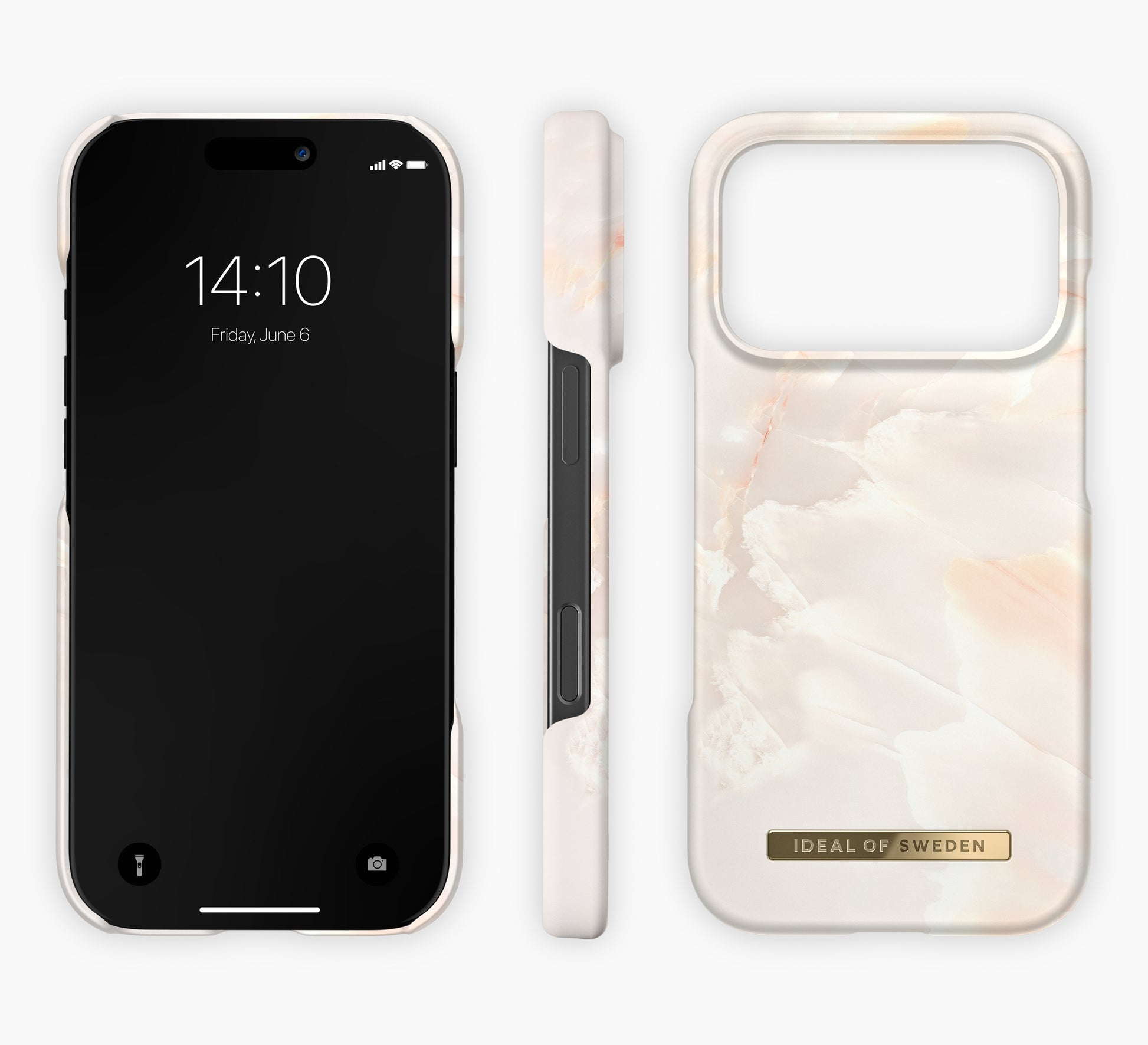 Ideal of Sweden – Backcover – für Apple iPhone 17 Pro – Rose Pearl Marble – PC – MagSafe-kompatibel