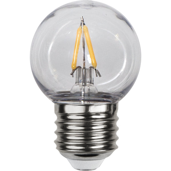 Star Trading LED-Leuchtmittel E27 G45 – Warmweiss 2200 K, 70 lm, 1 W
