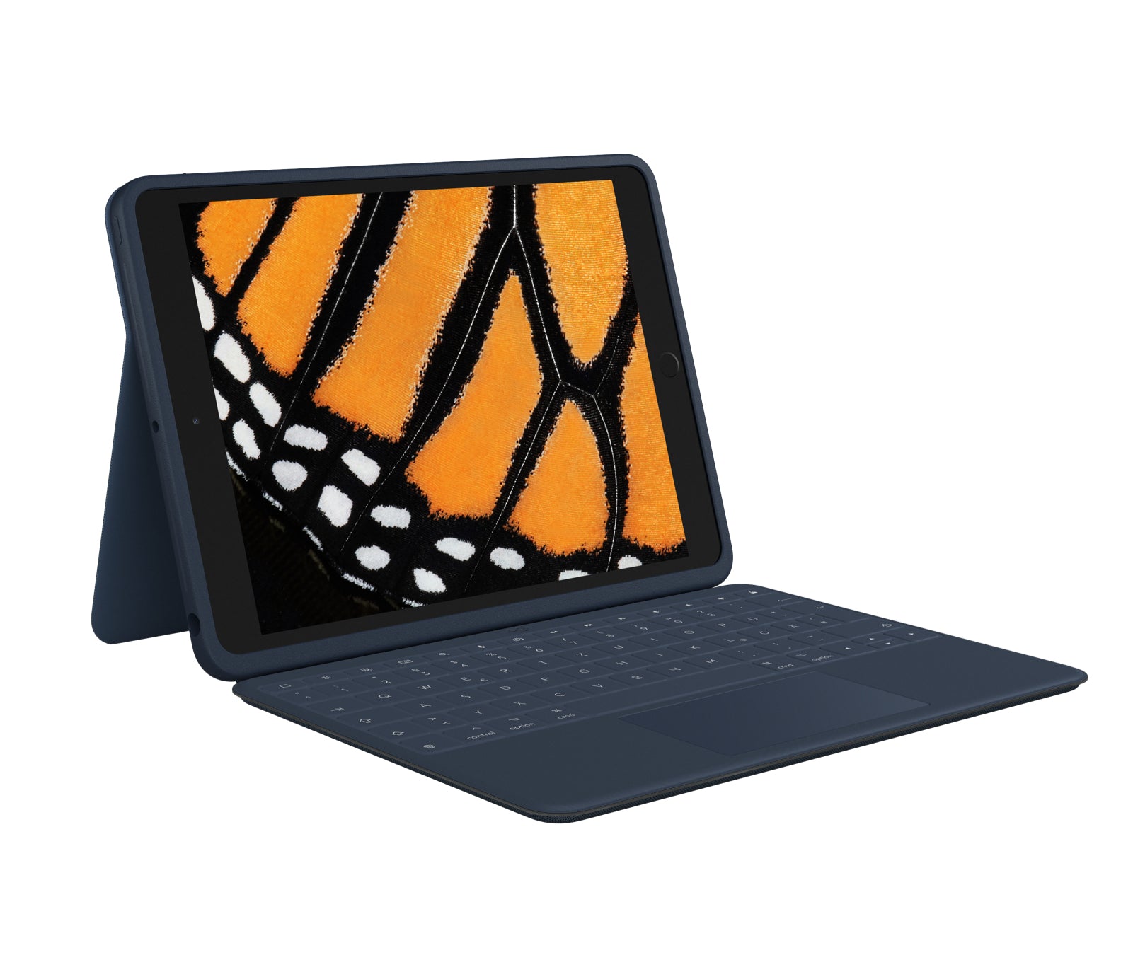Logitech Rugged Combo 3 Touch – Tastatur, DE-Layout (DE), Blau