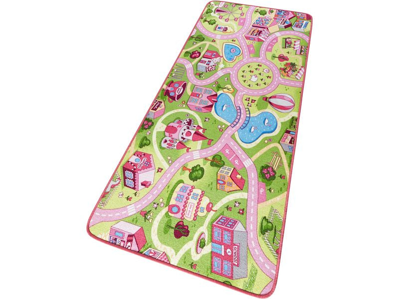 Hanse Home Kinderteppich Sweettown – 140 × 200 cm, Pink, Polypropylen