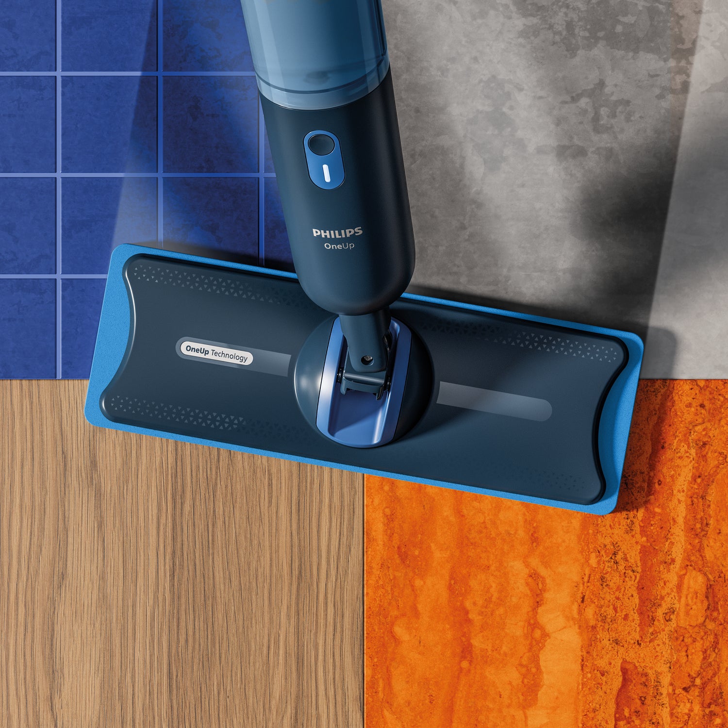 Philips XV1892/02 Bodenreiniger für Hartböden für Philips OneUp – Konzentrat, Flasche – 100 g, 2 Stk.