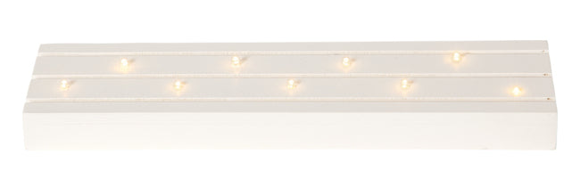 Star Trading Leichte Dekorationsfigur – 9 LEDs, batteriebetrieben – Holz, mehrfarbig – 37 × 16,5 × 10 cm