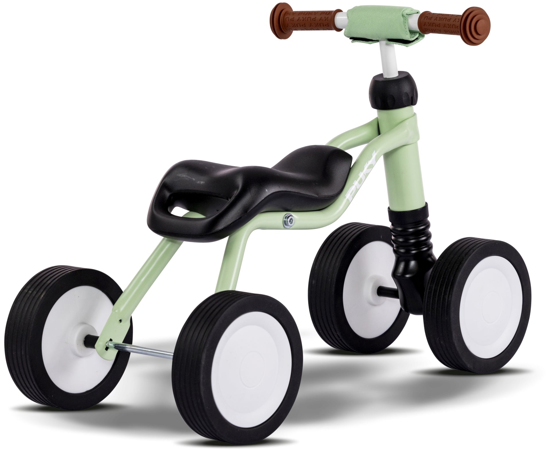 Puky 3044 Rutschfahrzeug – 3 Räder, Lenkeinschlagbegrenzung – ab 1,5 J. – Aluminium, grün
