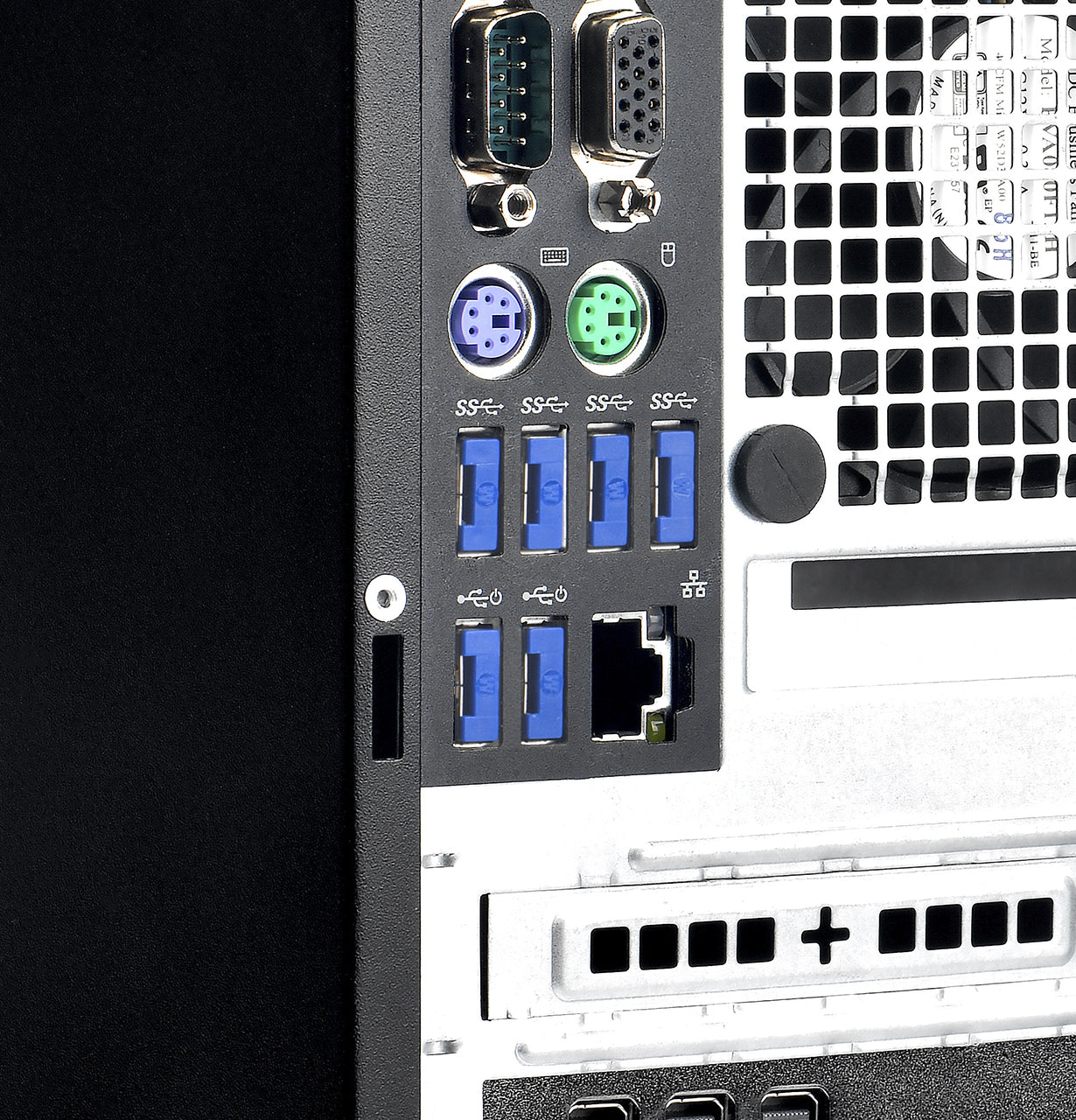Smartkeeper Schnittstellenblockierung – Kunststoff, Blau – 10er-Set – für USB Typ-A