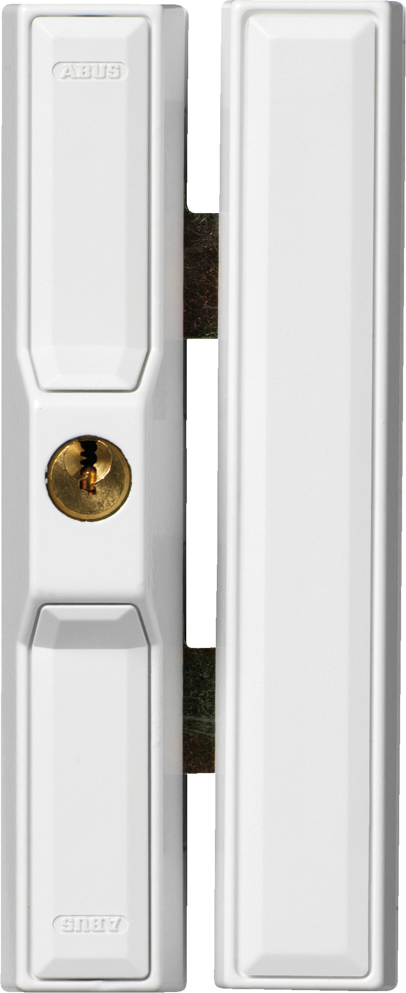 ABUS FTS88 W AL0125 Fenstersperre – Zylinderschloss, Sicherheitslevel 9, 50×62×34 mm, Weiss