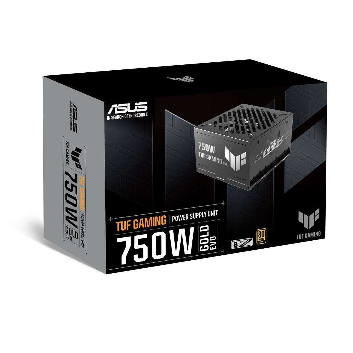ASUS TUF Gaming 750G EVO ATX-Netzteil 750 W 80 PLUS Gold – vollmodular, ATX 3.1, 12VHPWR