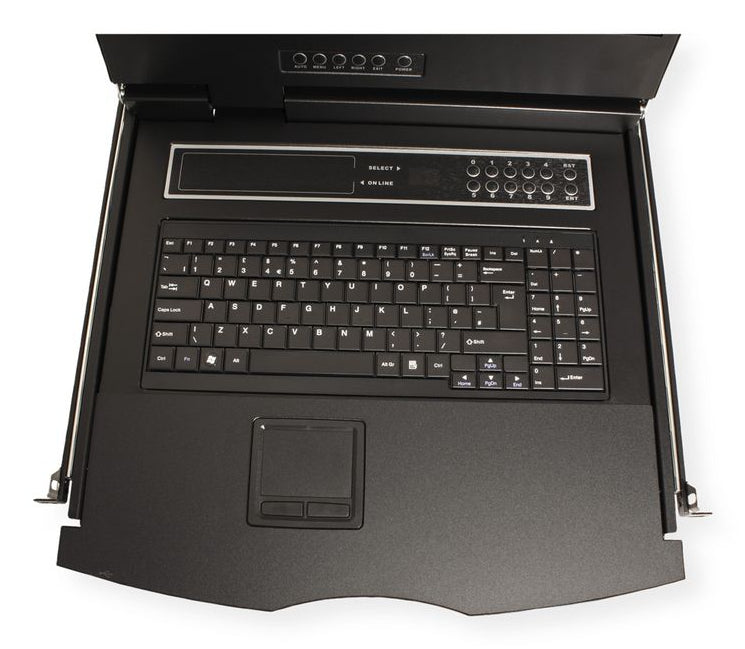 VALUE 26.99.0133 – 19" Rack-LCD-Konsole – 1366 × 768, VGA, USB 2.0, FR – 1U