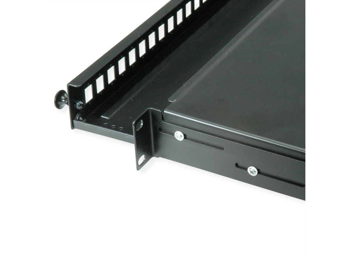 VALUE Patchpanel LWL – 24× LC/SC, 19", 1U, Schwarz