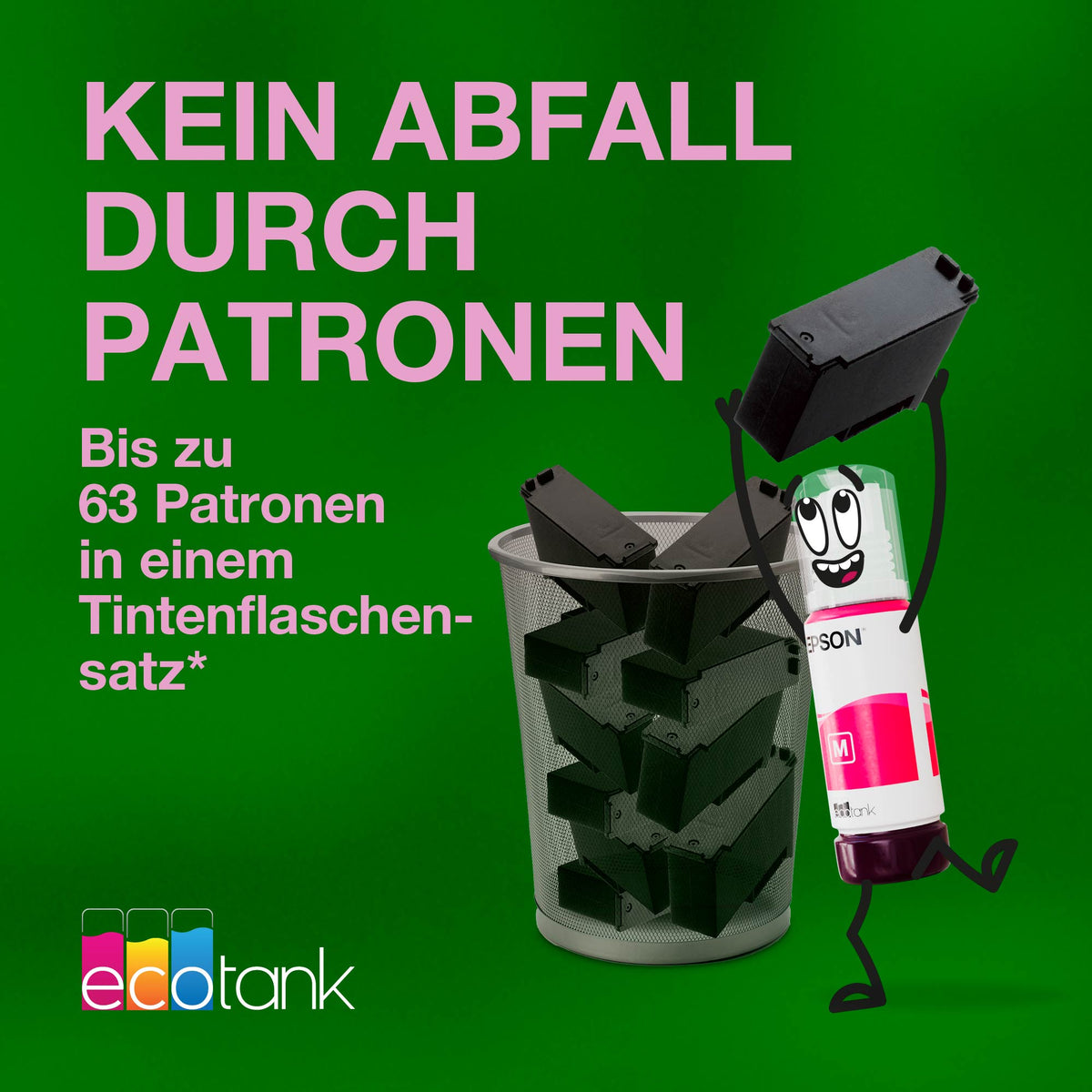 Epson EcoTank ET-2911 – Tintenstrahl-Multifunktionsdrucker, 3-in-1