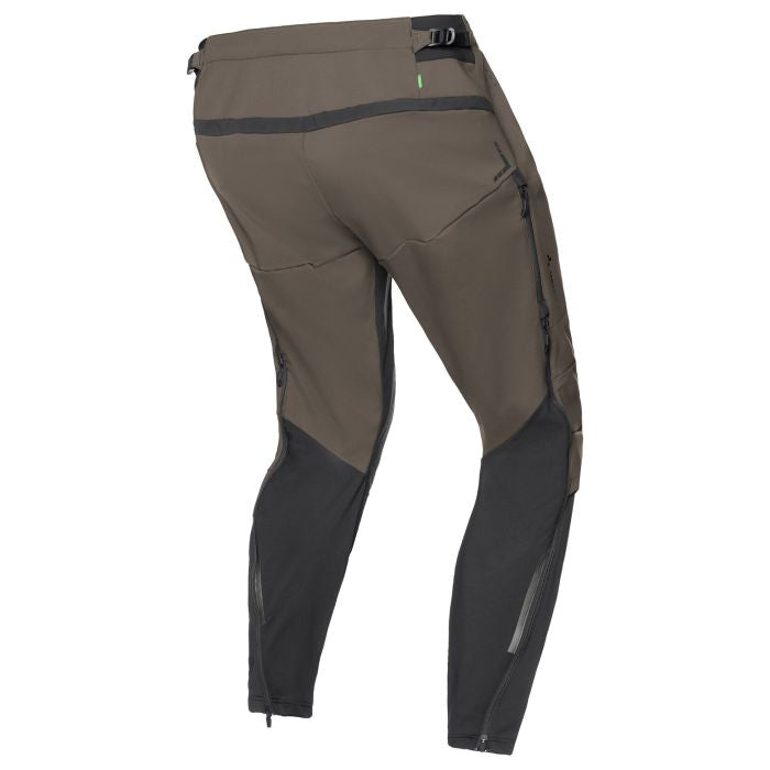 VAUDE Softshellhose, Qimsa Pro – S – Braun/Schwarz, Polyester/Elasthan, wasser- & winddicht, atmungsaktiv