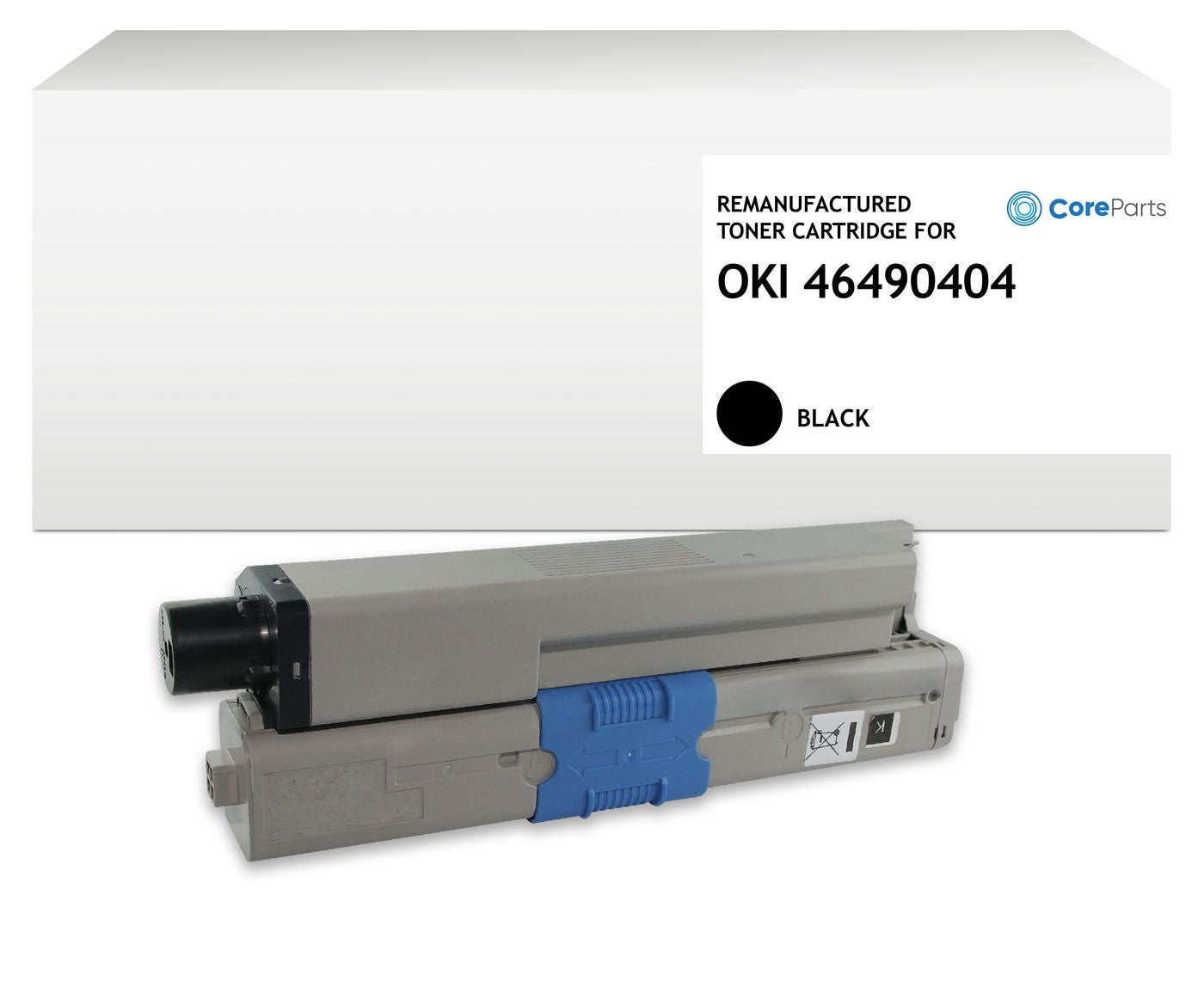 CoreParts Toner – Schwarz, 1500 Seiten – für OKI