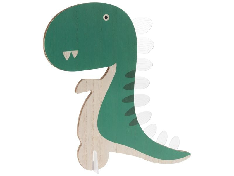 COCON Dekolampe Dino – LED, batteriebetrieben, 2× AA, Laufzeit 6 h – Grün