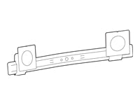 Ergotron LX PRO – Zubehör: Dual Display Bow End – für LX PRO Wandsystem, Modell WCB