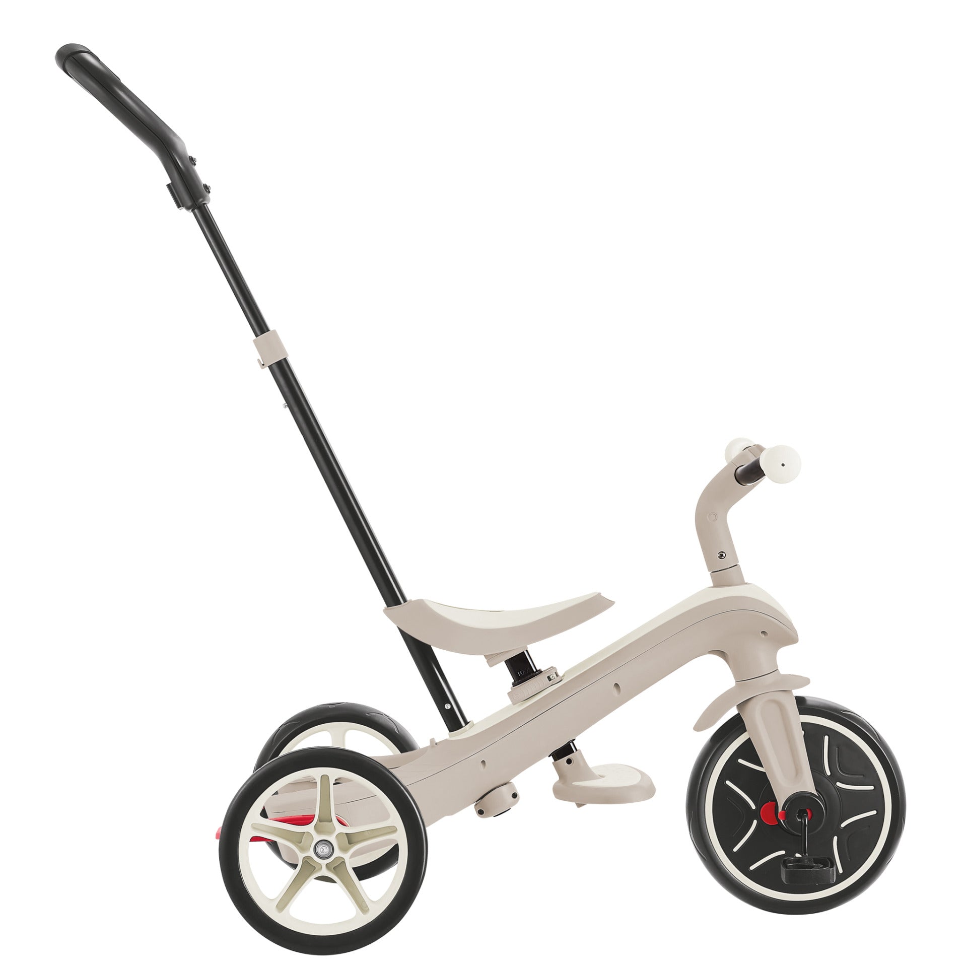 Globber Explorer 4-in-1 Ecologic Dreirad – Ø 25,4 cm – ab 10 Monaten – beige – Polycarbonat – max. 20 kg