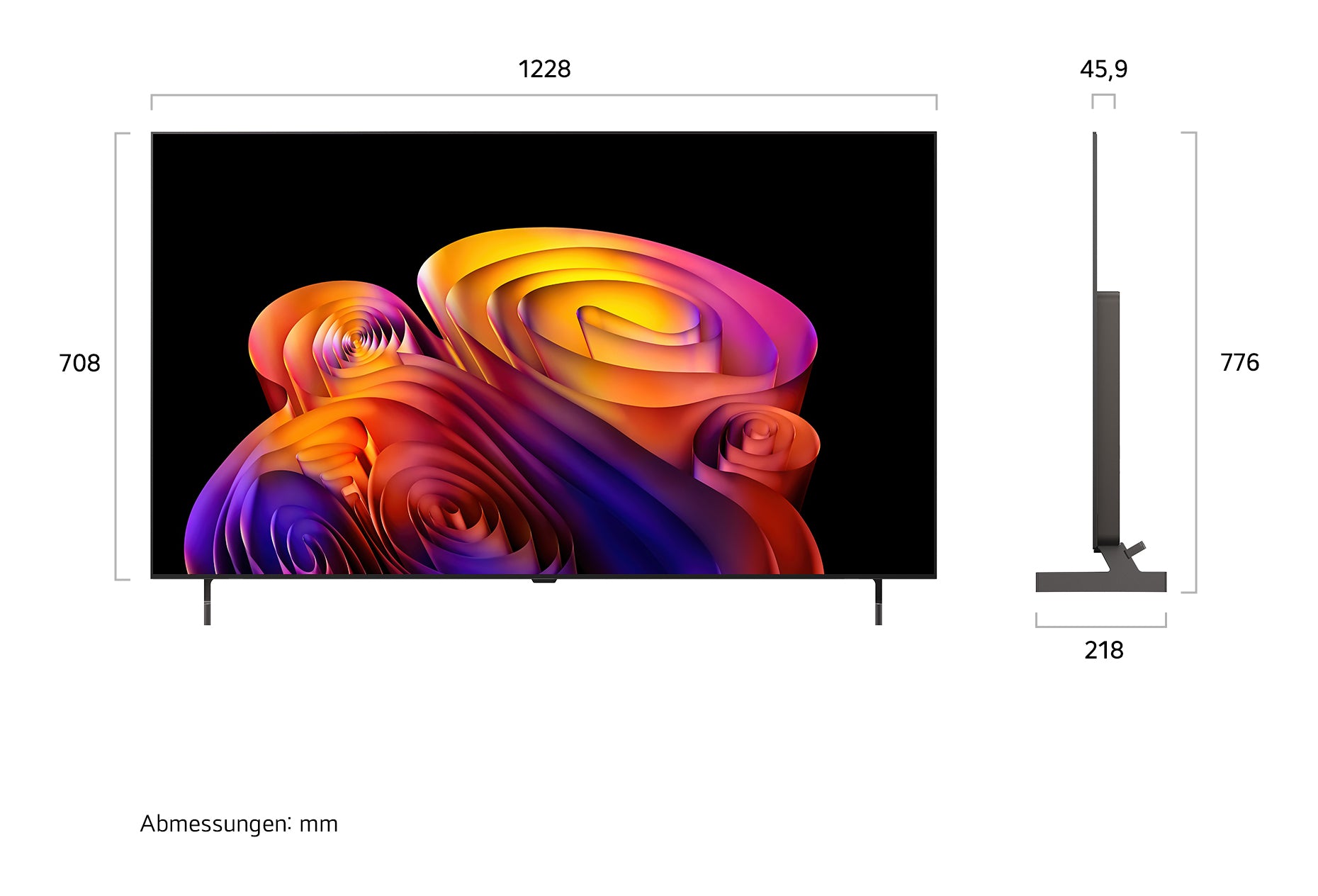 LG 55B68LA – 55" TV – 4K UHD – OLED – webOS 26 – 120 Hz – Dolby Vision, HDR10, HLG