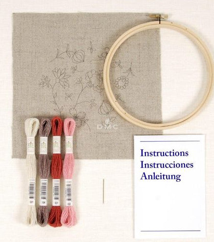 DMC Designer – Stick-Set – Blumen – Mehrfarbig
