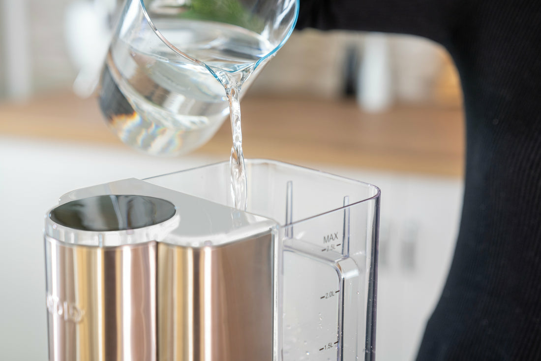 Unold Wasserkocher Ava (18610) – 2,5 l, Kunststoff, Edelstahl, Temperaturwahl (6 Stufen), 2600 W