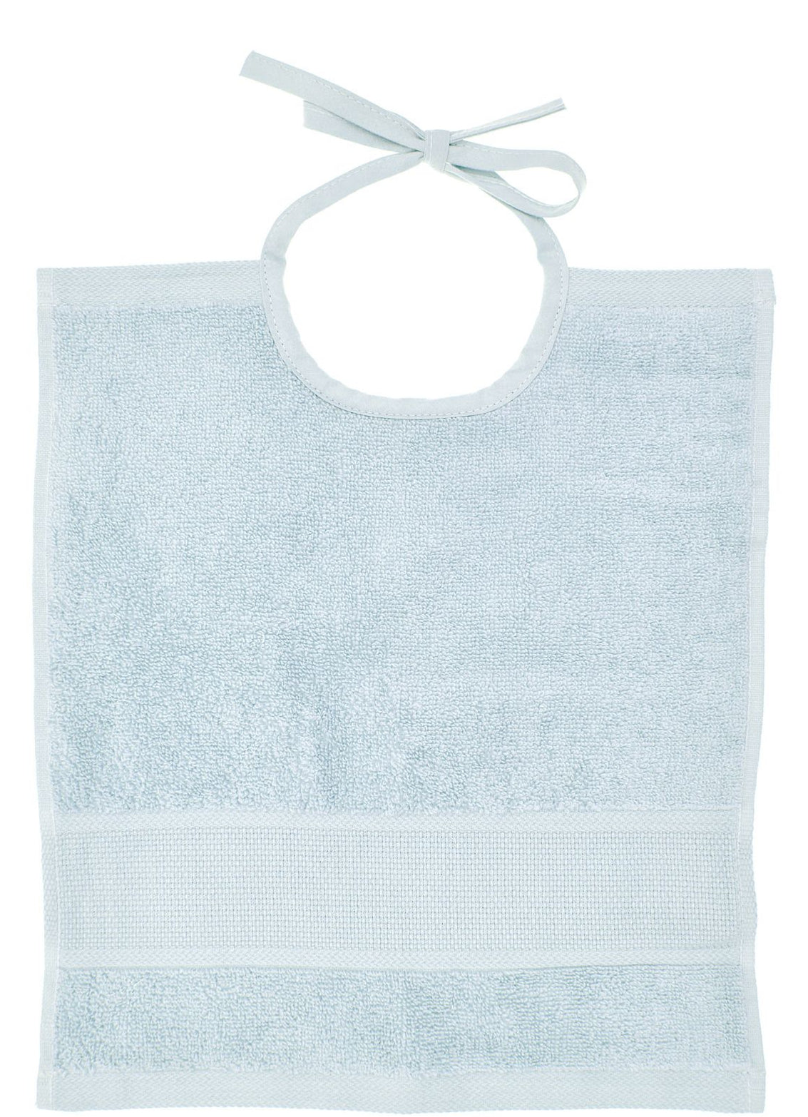 Rico Design Lätzchen – 30 × 34 cm, Hellblau, Baumwolle, GOTS
