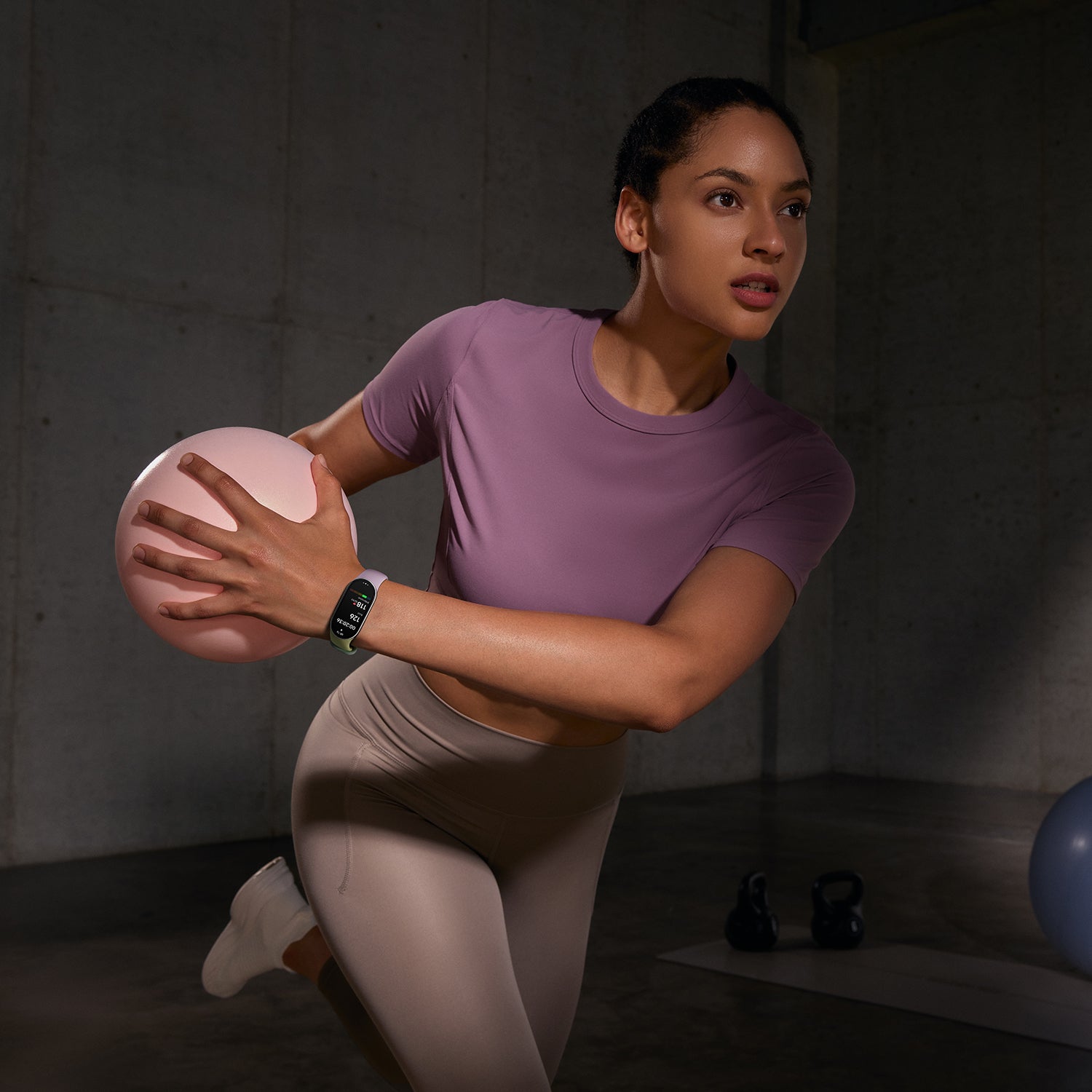 Xiaomi Watch 5 47 mm – Aluminium Silber, Sportband, Grün, 50 m, für iPhone