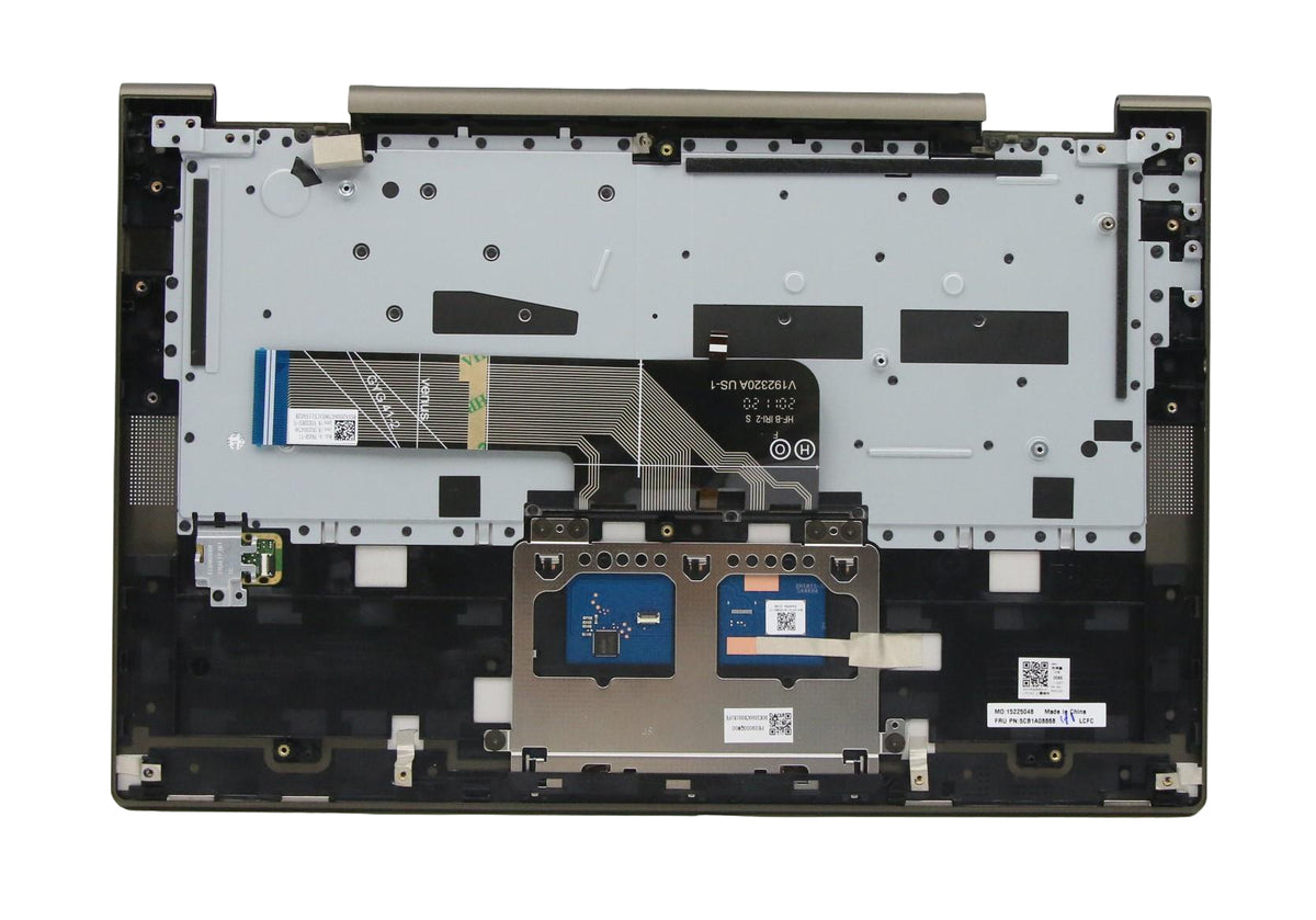 Lenovo Tastatur-Case für Lenovo Yoga 7 14ITL5 – mit Hintergrundbeleuchtung – Grün