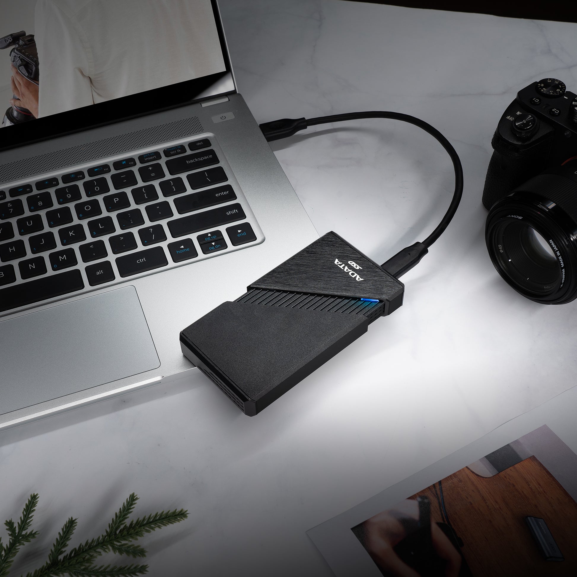 ADATA Flash SE920 Speichergerät – 4 TB, USB-C USB4 Gen 3x2, Thunderbolt 4