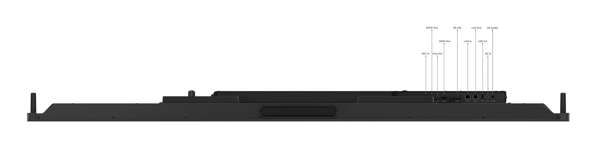 Lenovo ThinkVision T65 – 65" 4K Ultra HD Signage-Display, 400 cd/m², Android