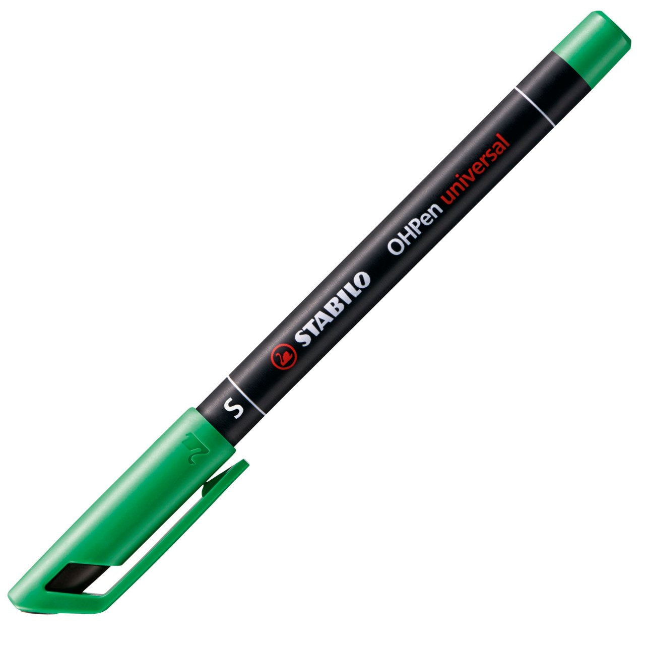 STABILO OHPen Permanent-Marker für Folien – sortiert (rot, blau, grün, schwarz), 4er