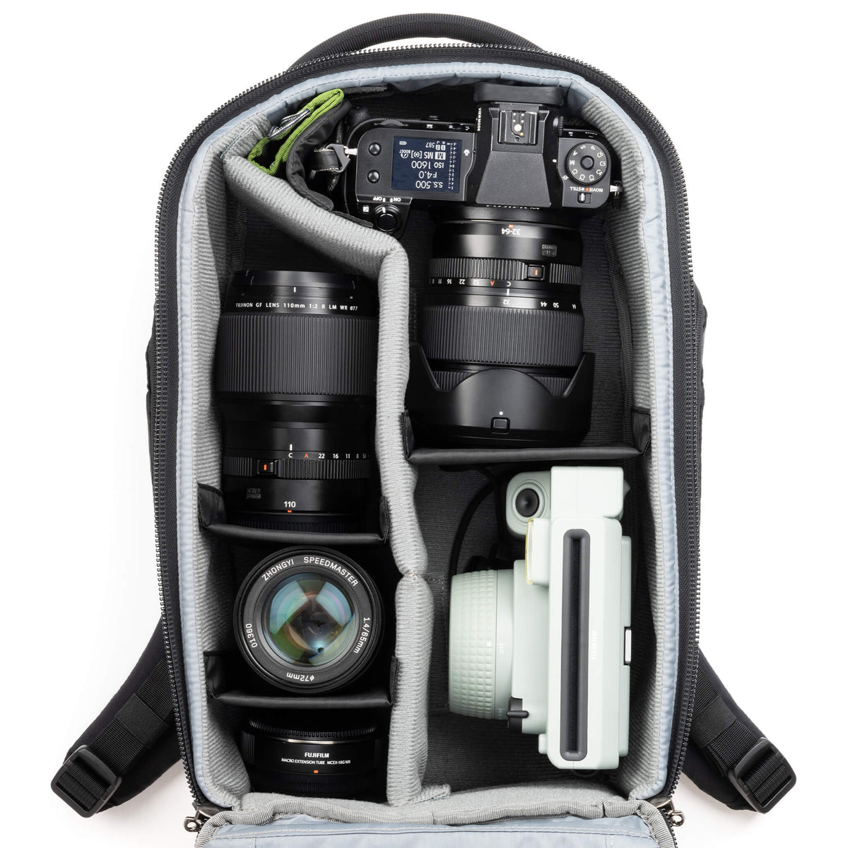 Think Tank Walker Pro Kamerarucksack – 16 l, 5 Objektive – Notebookfach 35,6 cm (14") – Textil, Schwarz