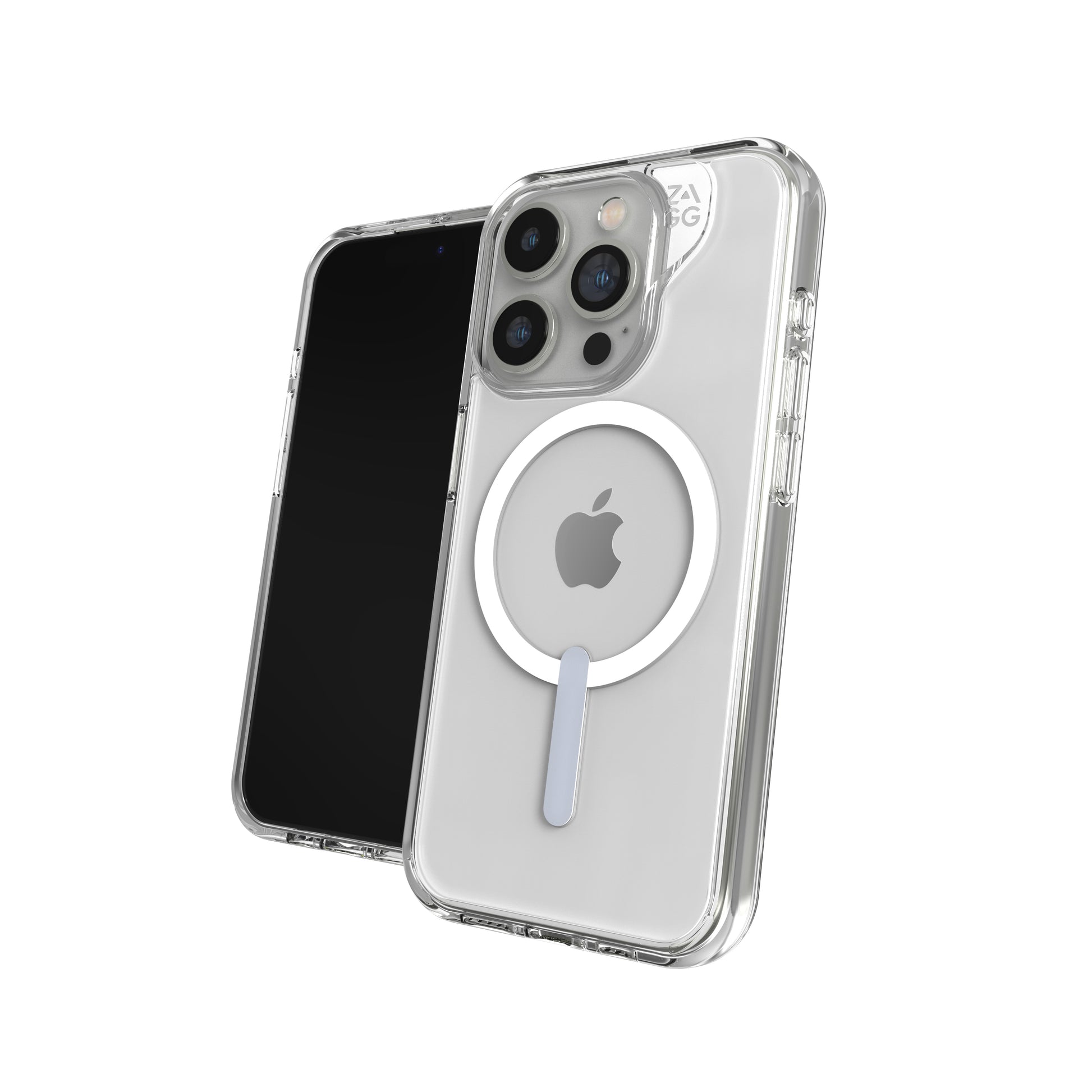 ZAGG Backcover Crystal Palace Snap – für Apple iPhone 15 Pro – transparent – MagSafe kompatibel