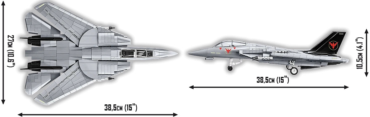 COBI 3D Puzzle Grumman F-14 – Top Gun Maverick – 869 Teile – 39 × 27 × 10,5 cm – ab 9 J.
