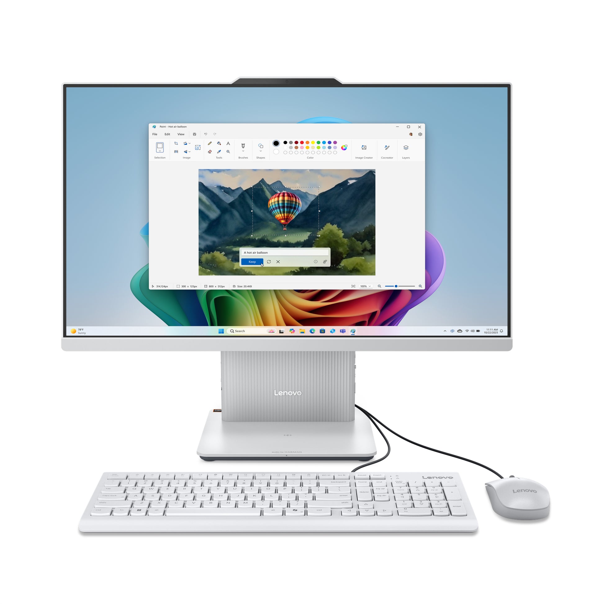 Lenovo IdeaCentre All-in-One 23,8" Full HD – AMD Ryzen 7, 16 GB RAM, 1 TB SSD, Windows 11 Home