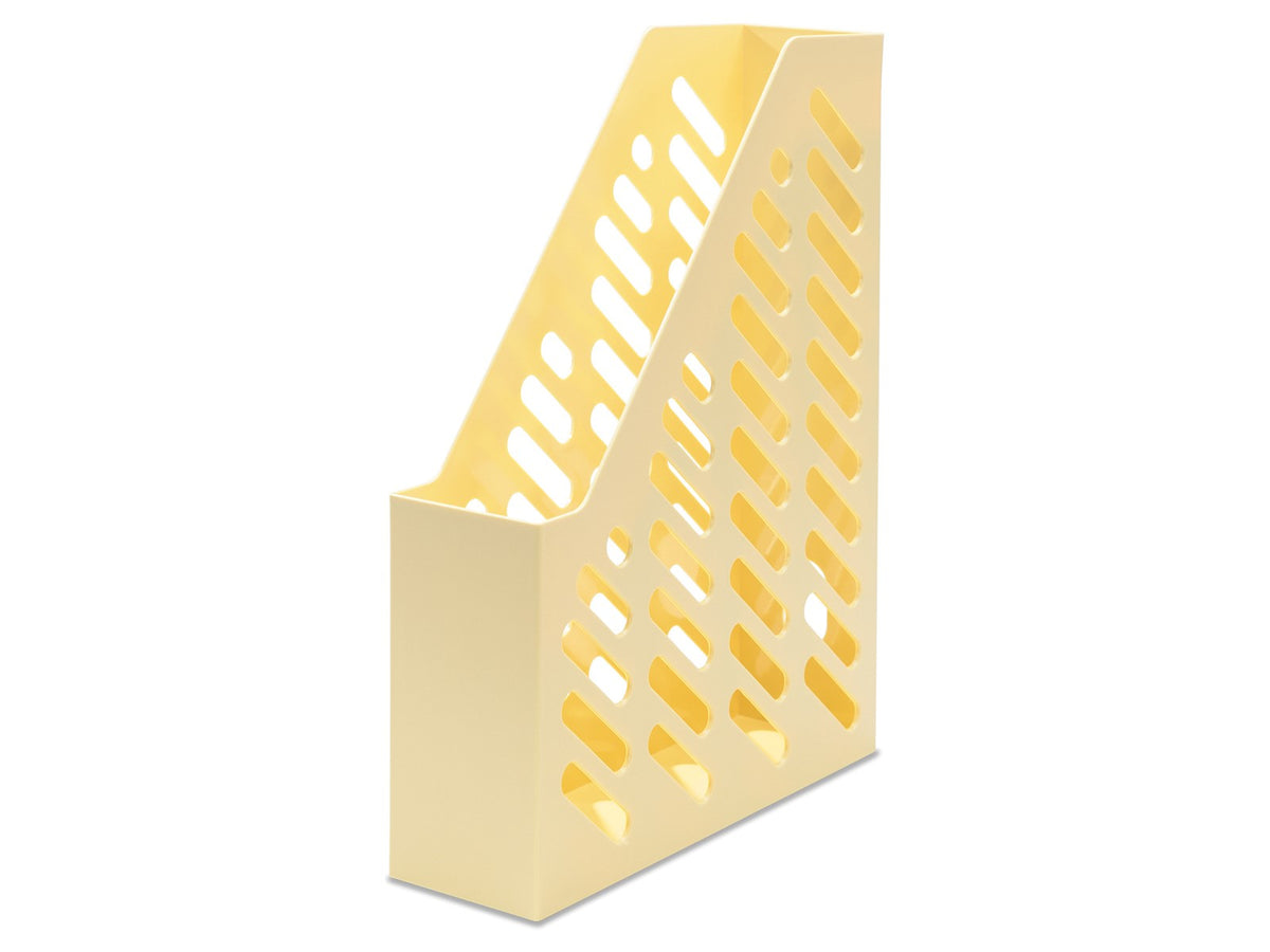HAN Stehsammler – für A4/C4, mit Daumenbohrung, gelb, Polystyrol (PS), B 76 × H 315 × T 246 mm, 10er-Set